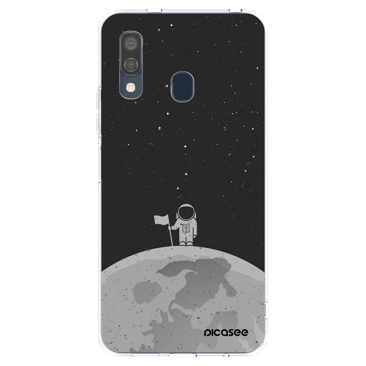 Picasee silikonski prozorni ovitek za Samsung Galaxy A40 A405F - Astronaut