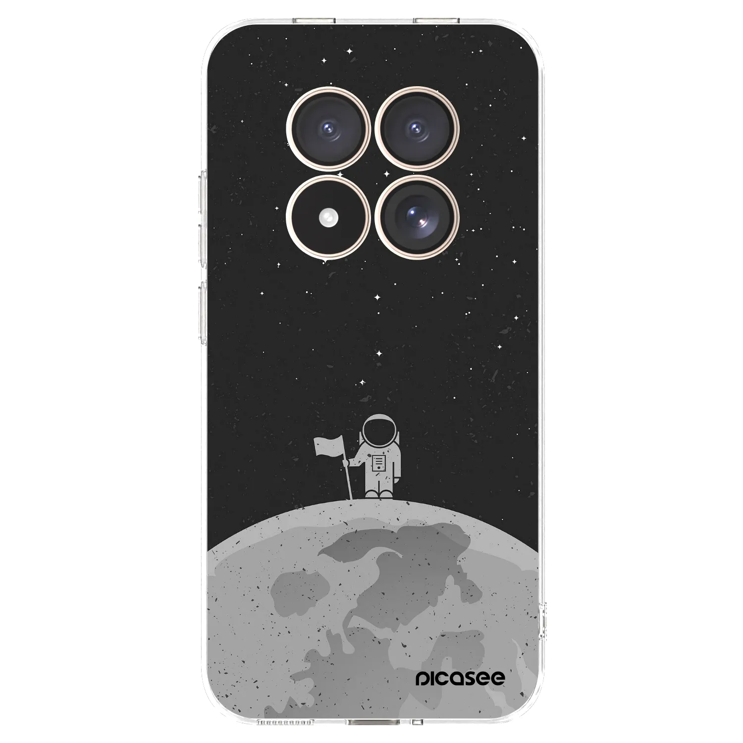 Picasee silikonski prozorni ovitek za Xiaomi Redmi Note 15 Pro 4G - Astronaut