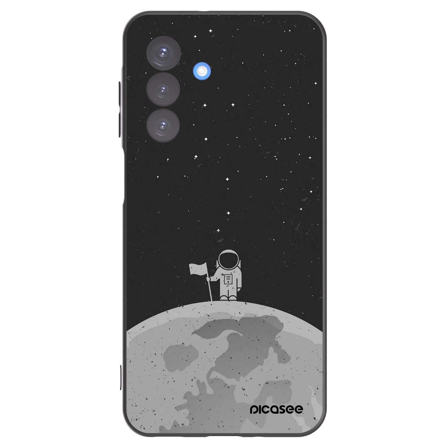 Picasee silikonski črni ovitek za Samsung Galaxy A17 5G - Astronaut