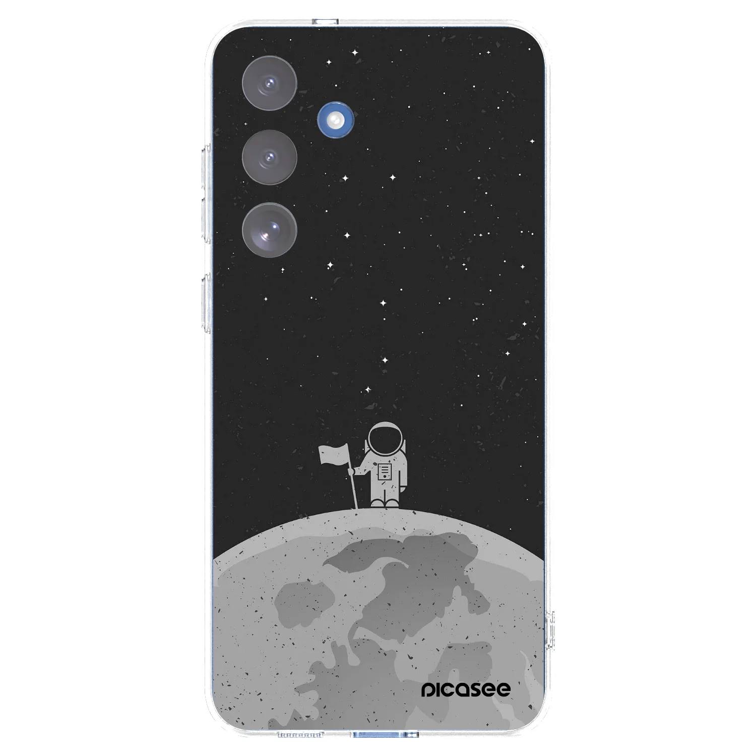 Picasee silikonski prozorni ovitek za Samsung Galaxy S25 FE 5G - Astronaut