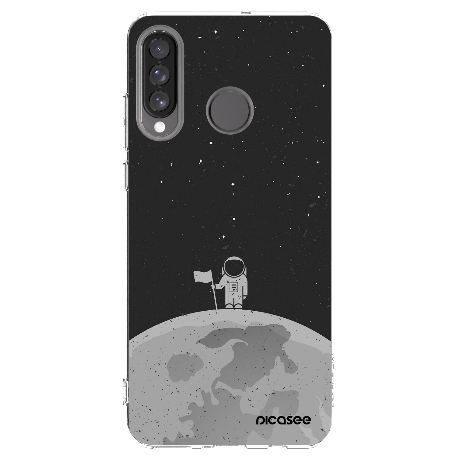 Picasee silikonski prozorni ovitek za Huawei P30 Lite - Astronaut