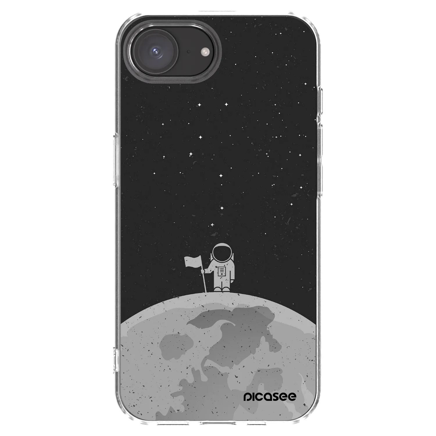 Picasee silikonski prozorni ovitek za Apple iPhone 17e - Astronaut