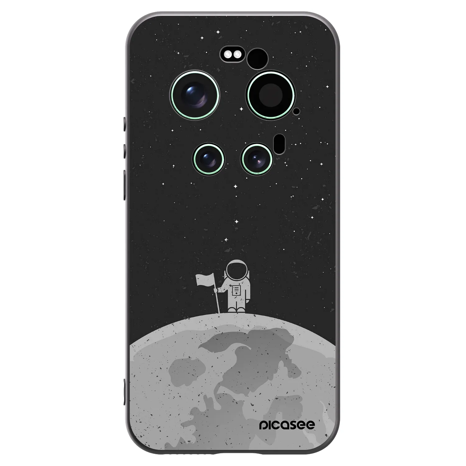 Picasee silikonski črni ovitek za Xiaomi 17 Ultra - Astronaut