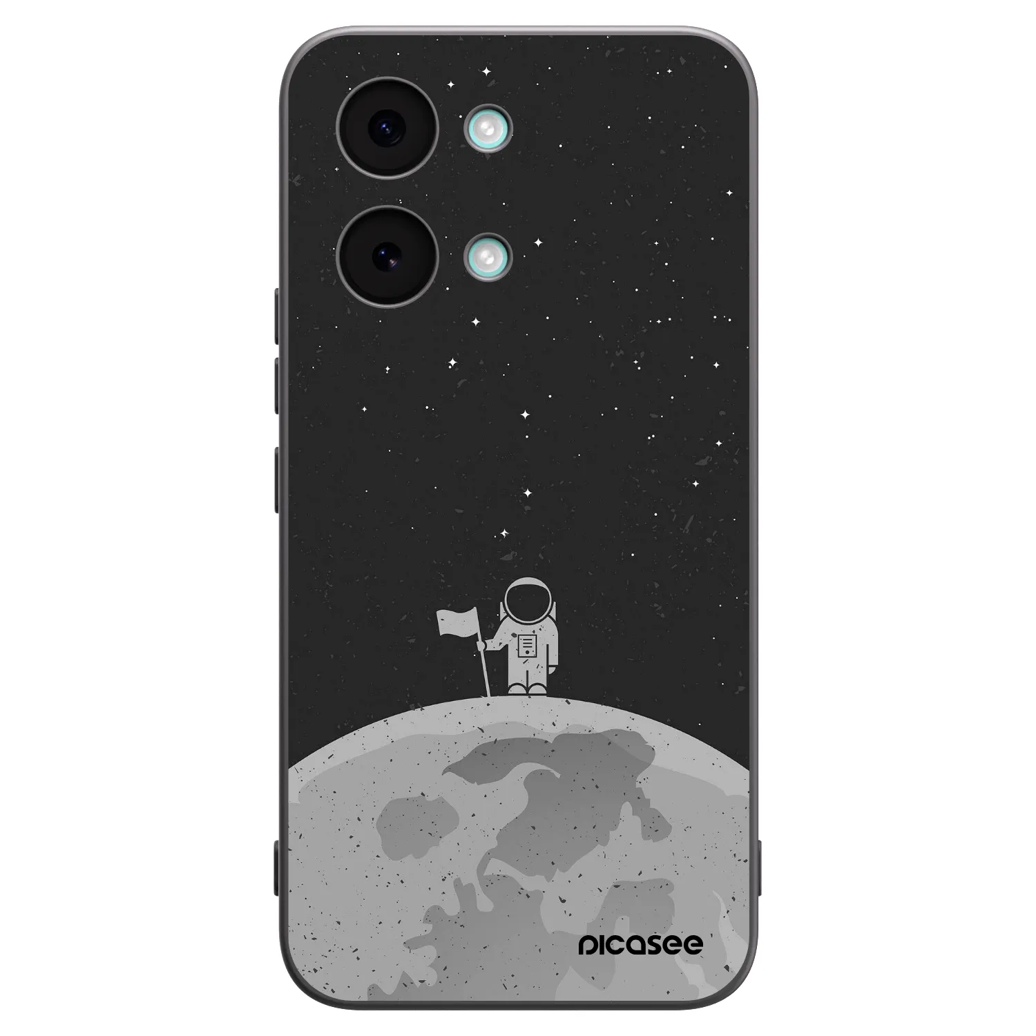 Picasee silikonski črni ovitek za Xiaomi Poco X8 Pro Max - Astronaut