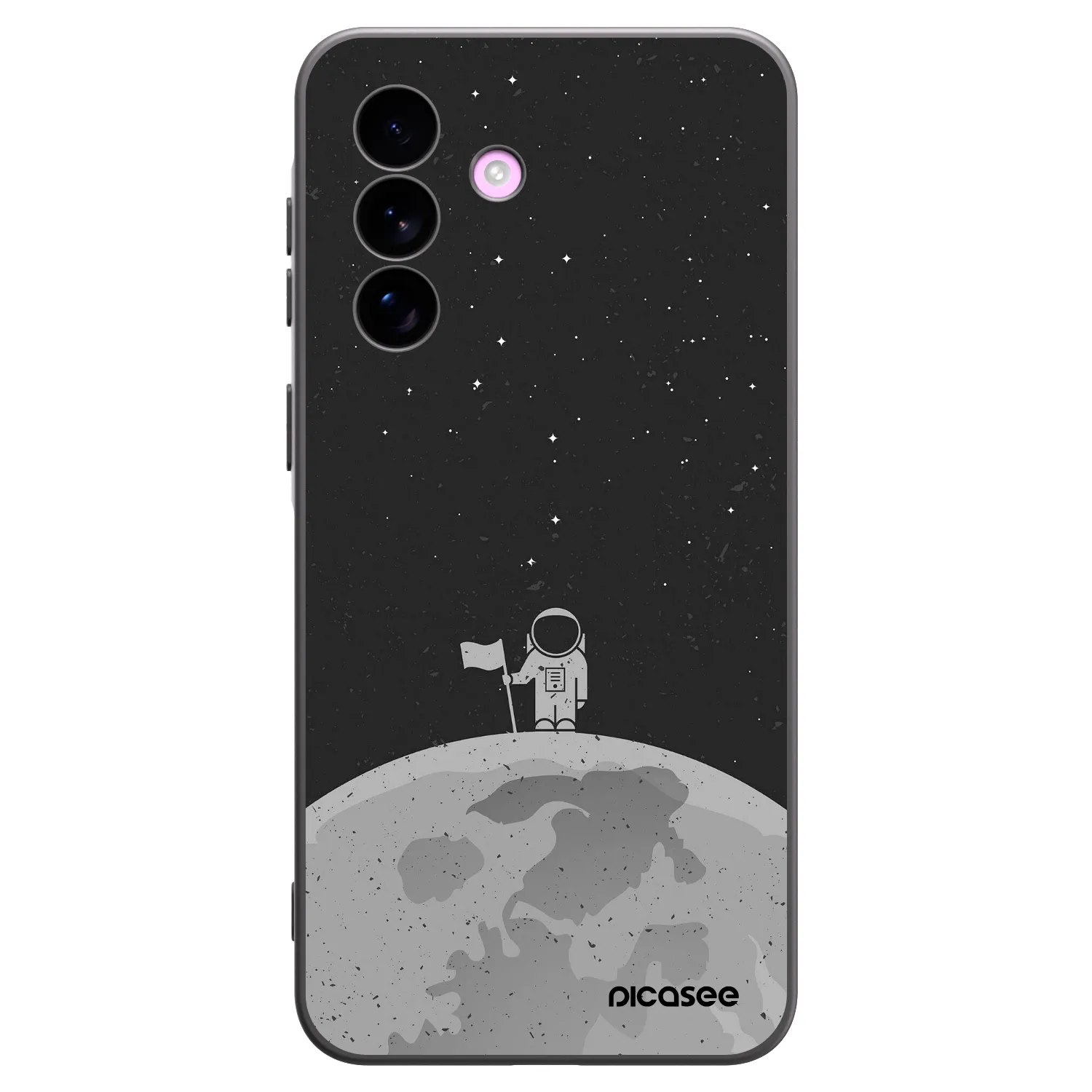 Picasee silikonski črni ovitek za Samsung Galaxy A57 5G - Astronaut