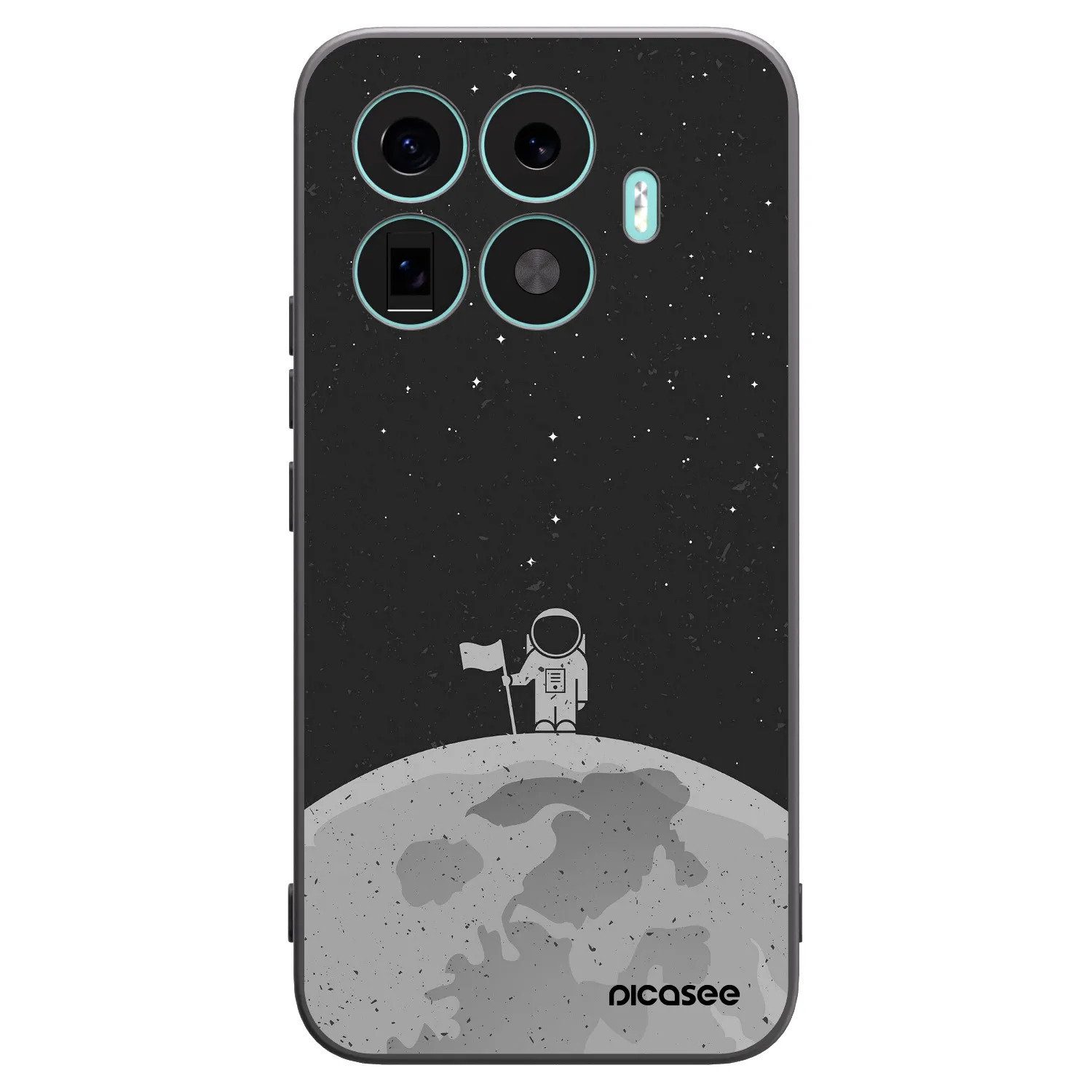 Picasee silikonski črni ovitek za Xiaomi 17T Pro - Astronaut
