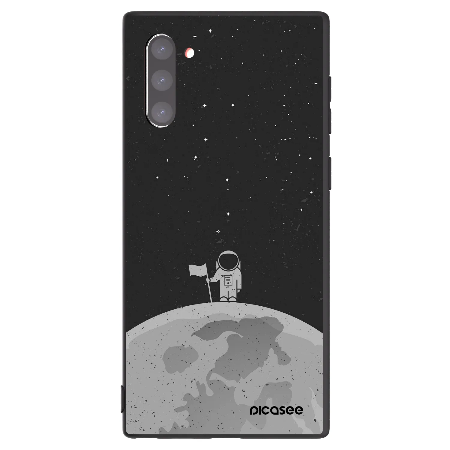 Picasee silikonski črni ovitek za Samsung Galaxy Note 10 N970F - Astronaut