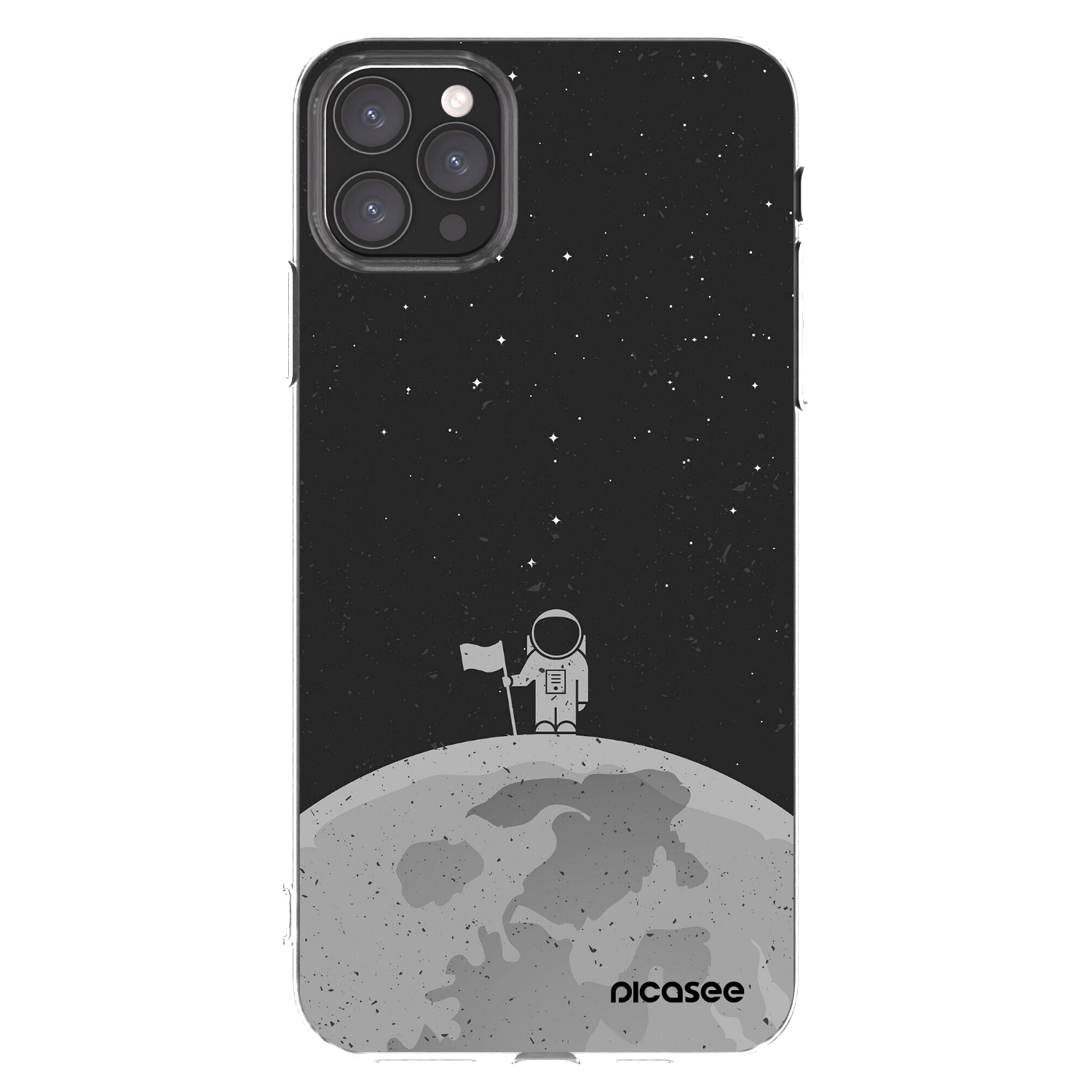 Picasee silikonski prozorni ovitek za Apple iPhone 11 Pro Max - Astronaut