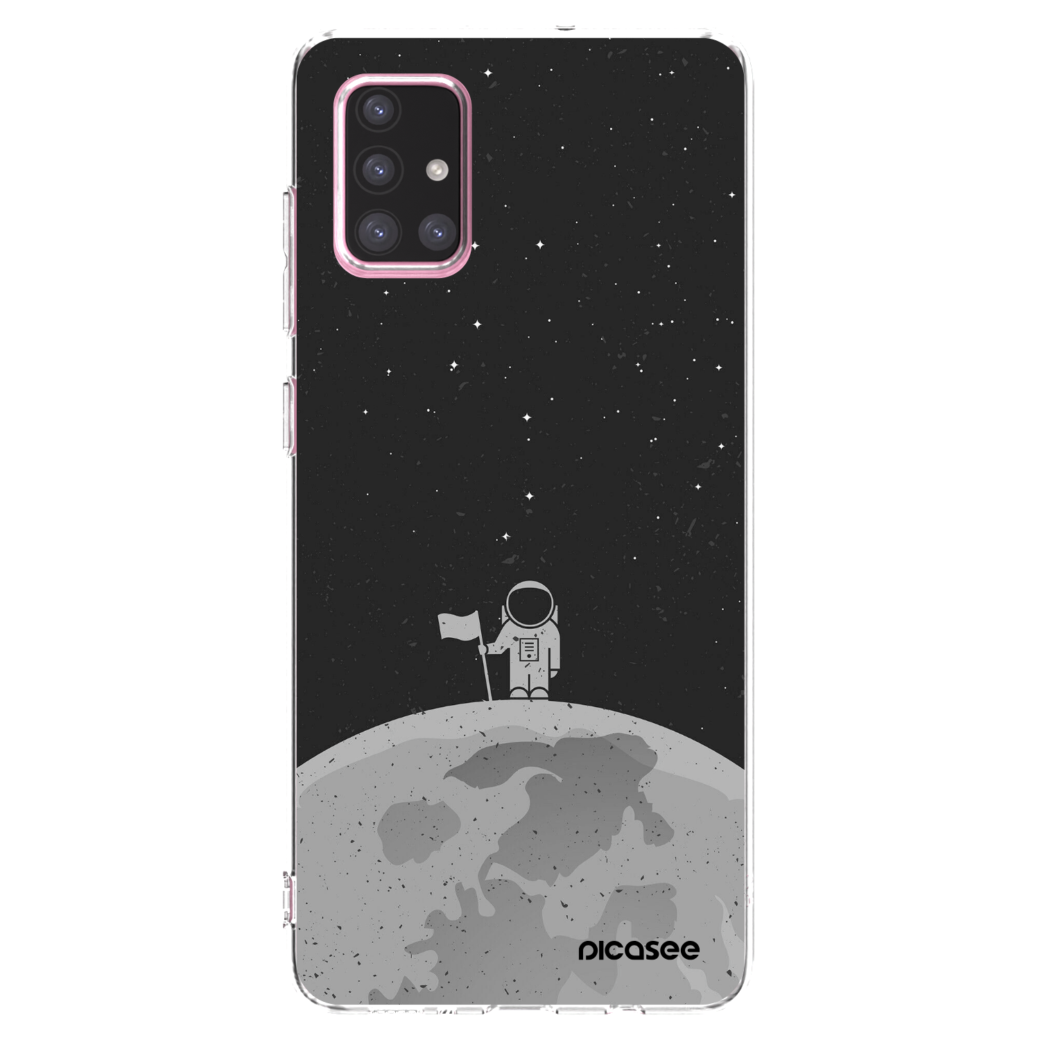 Picasee silikonski prozorni ovitek za Samsung Galaxy A71 A715F - Astronaut