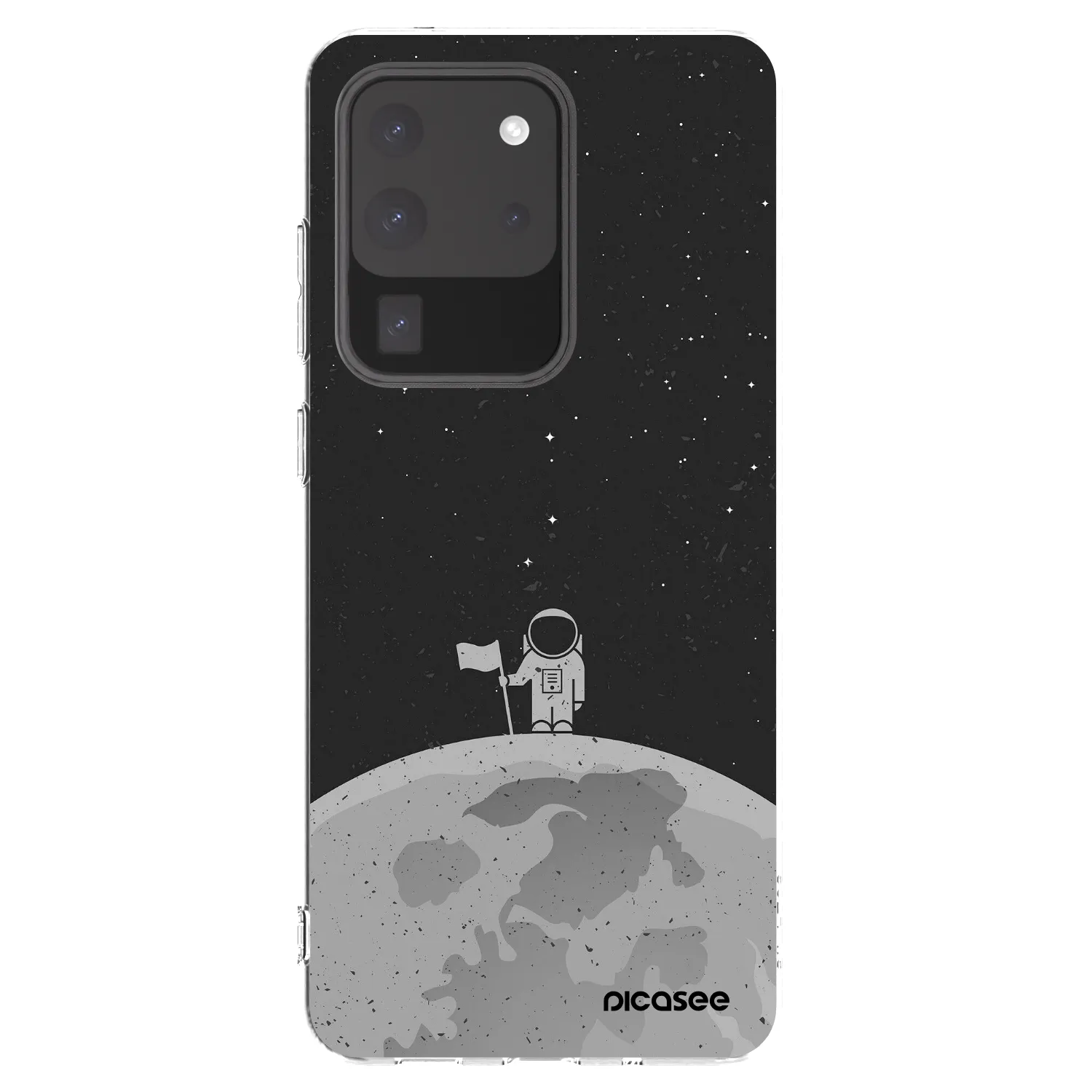 Picasee silikonski prozorni ovitek za Samsung Galaxy S20 Ultra 5G G988F - Astronaut