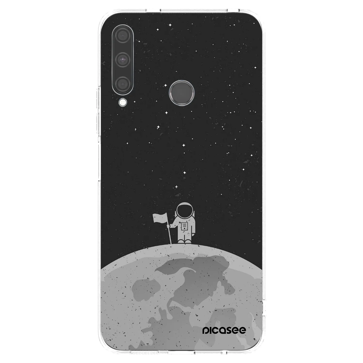 Picasee silikonski prozorni ovitek za Huawei P40 Lite E - Astronaut