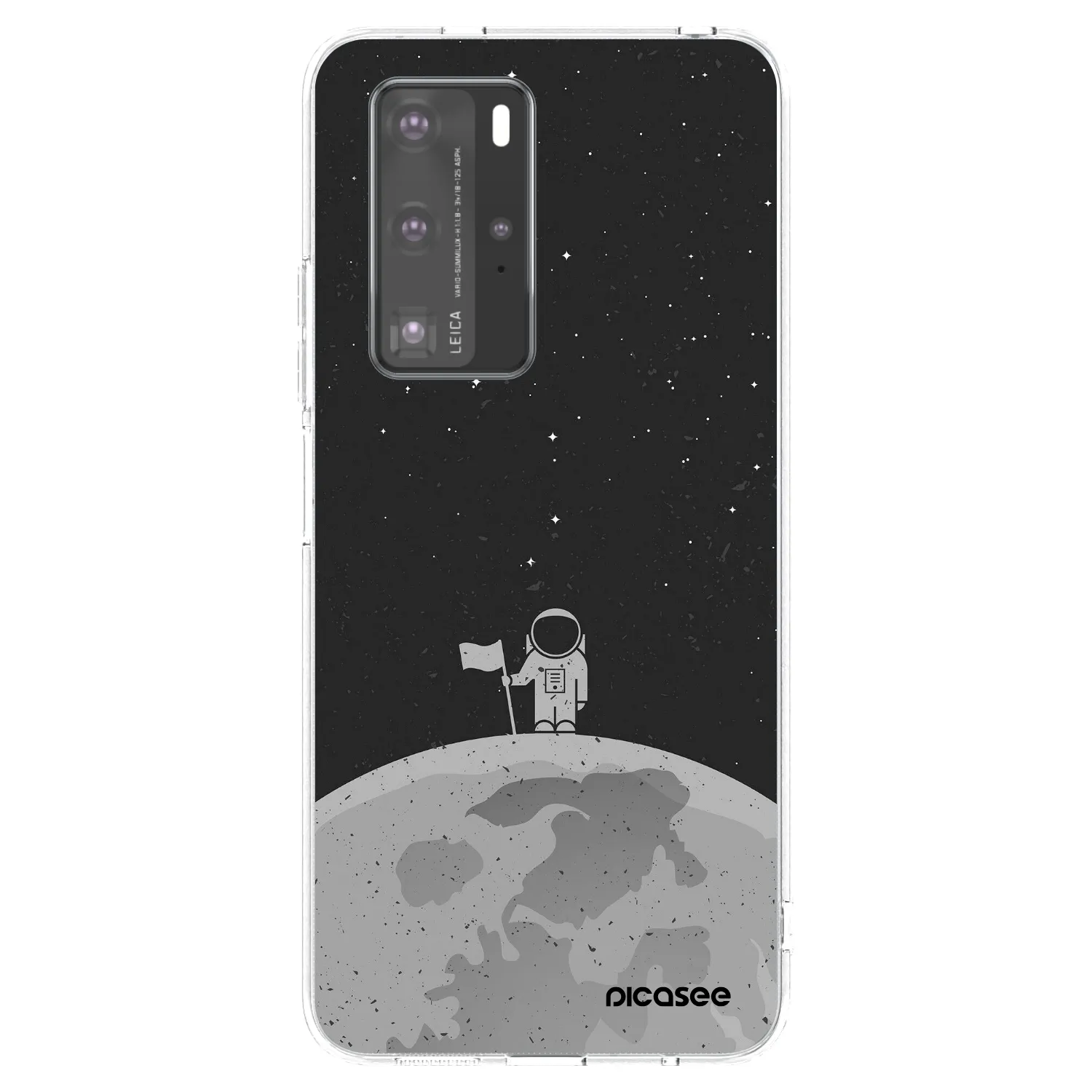 Picasee silikonski prozorni ovitek za Huawei P40 Pro - Astronaut