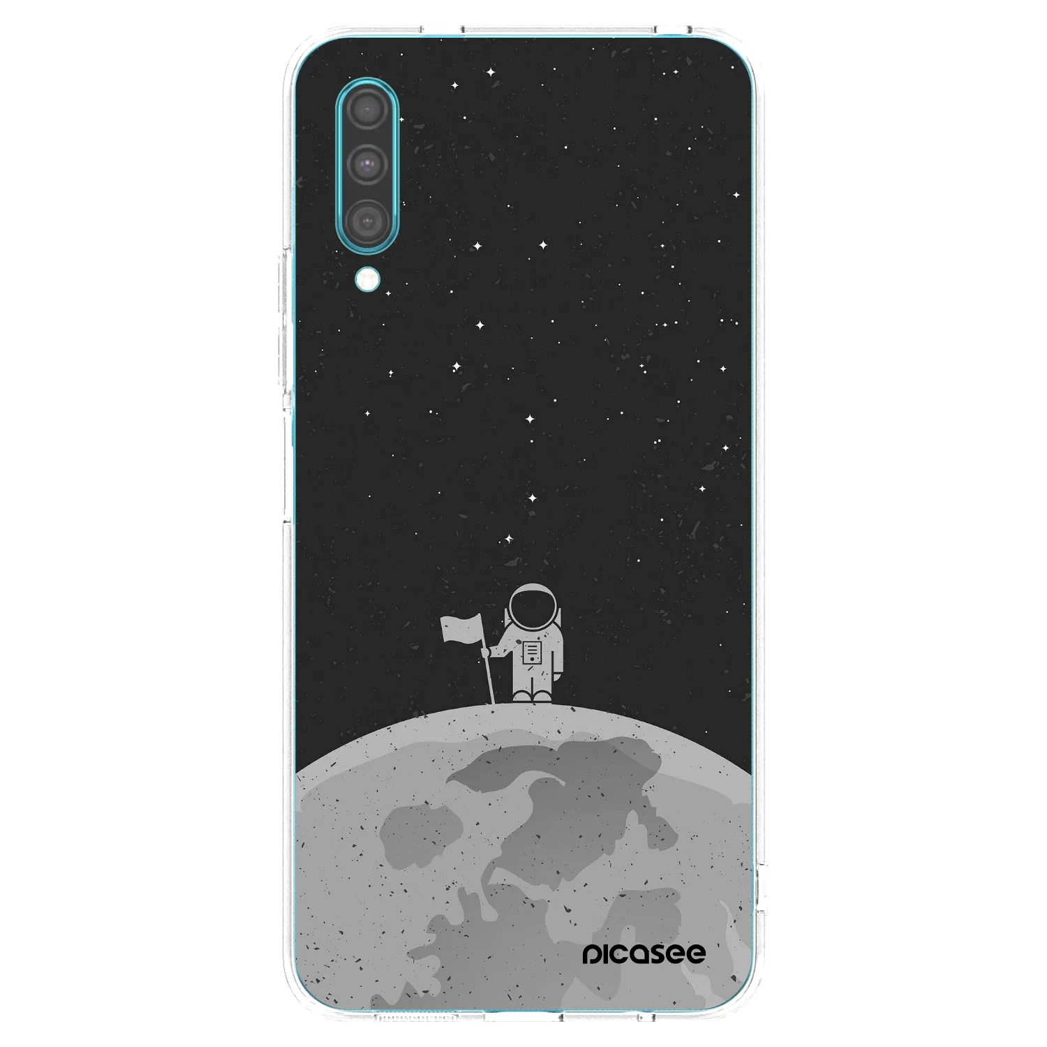 Picasee silikonski prozorni ovitek za Samsung Galaxy A30s A307F - Astronaut