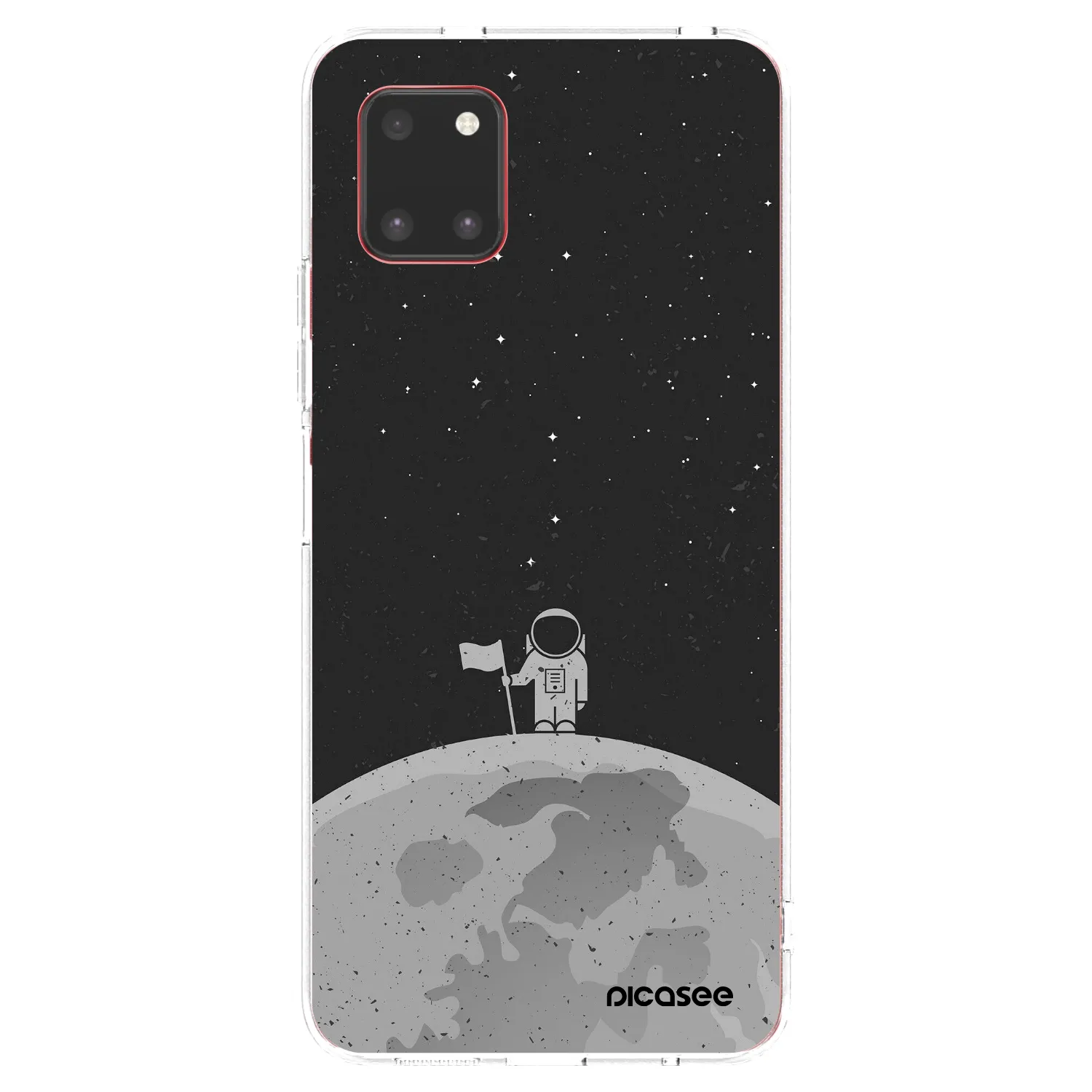 Picasee silikonski prozorni ovitek za Samsung Galaxy Note 10 Lite N770F - Astronaut