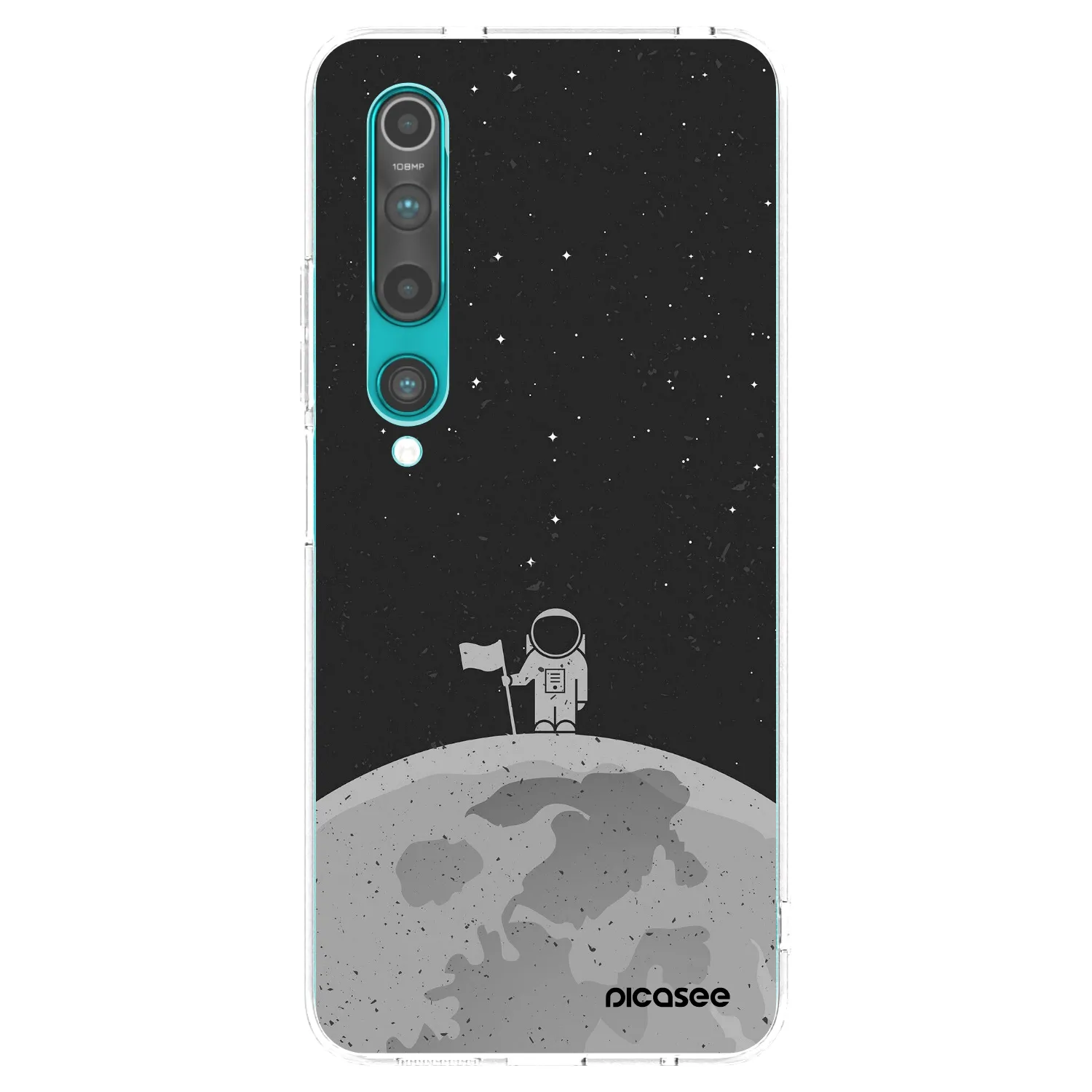 Picasee silikonski prozorni ovitek za Xiaomi Mi 10 - Astronaut