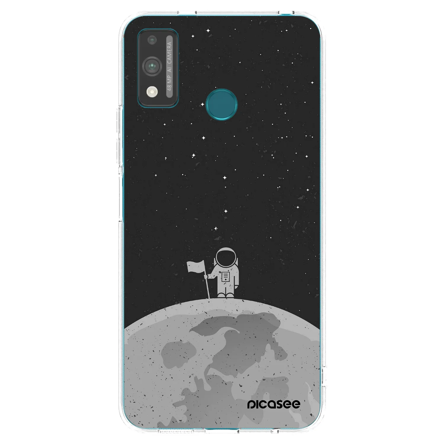 Picasee silikonski prozorni ovitek za Honor 9X Lite - Astronaut