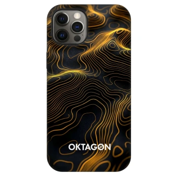 Picasee Fashion Case MagSafe za Apple iPhone 12 Pro - OKTAGON - Fightflow Abstract