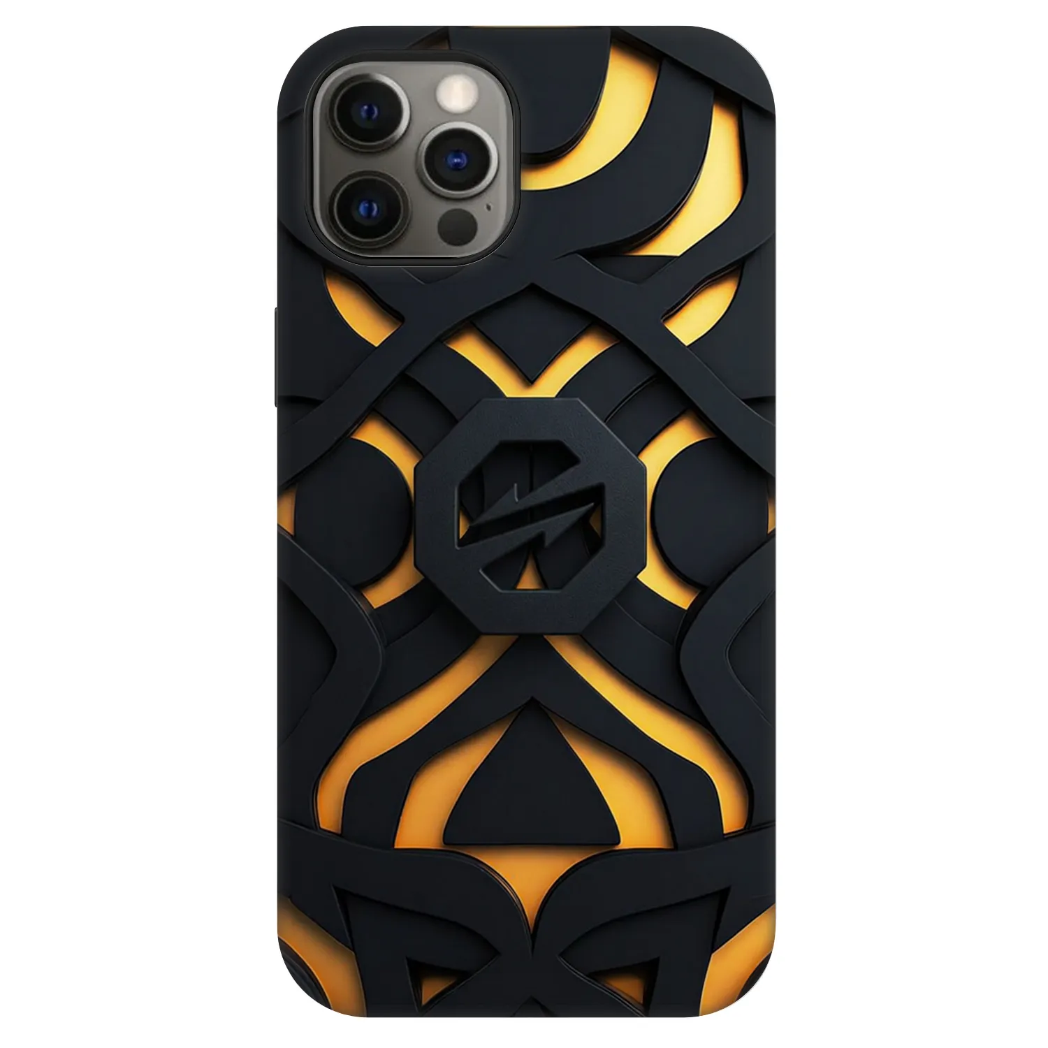 Picasee Fashion Case MagSafe za Apple iPhone 12 Pro - OKTAGON - Impact Abstract