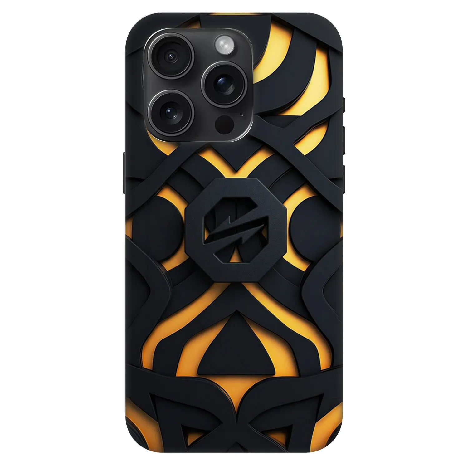 Picasee Fashion Case MagSafe za Apple iPhone 15 Pro - OKTAGON - Impact Abstract