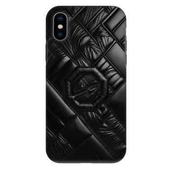 Ovitek za Apple iPhone X/XS - OKTAGON - Puffer Blackout