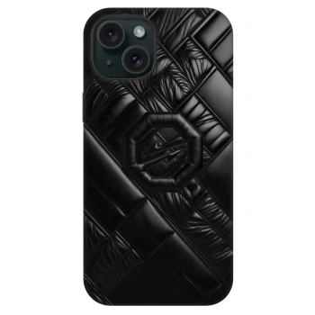 Ovitek za Apple iPhone 15 - OKTAGON - Puffer Blackout