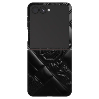 Ovitek za Samsung Galaxy Z Flip7 5G - OKTAGON - Puffer Blackout