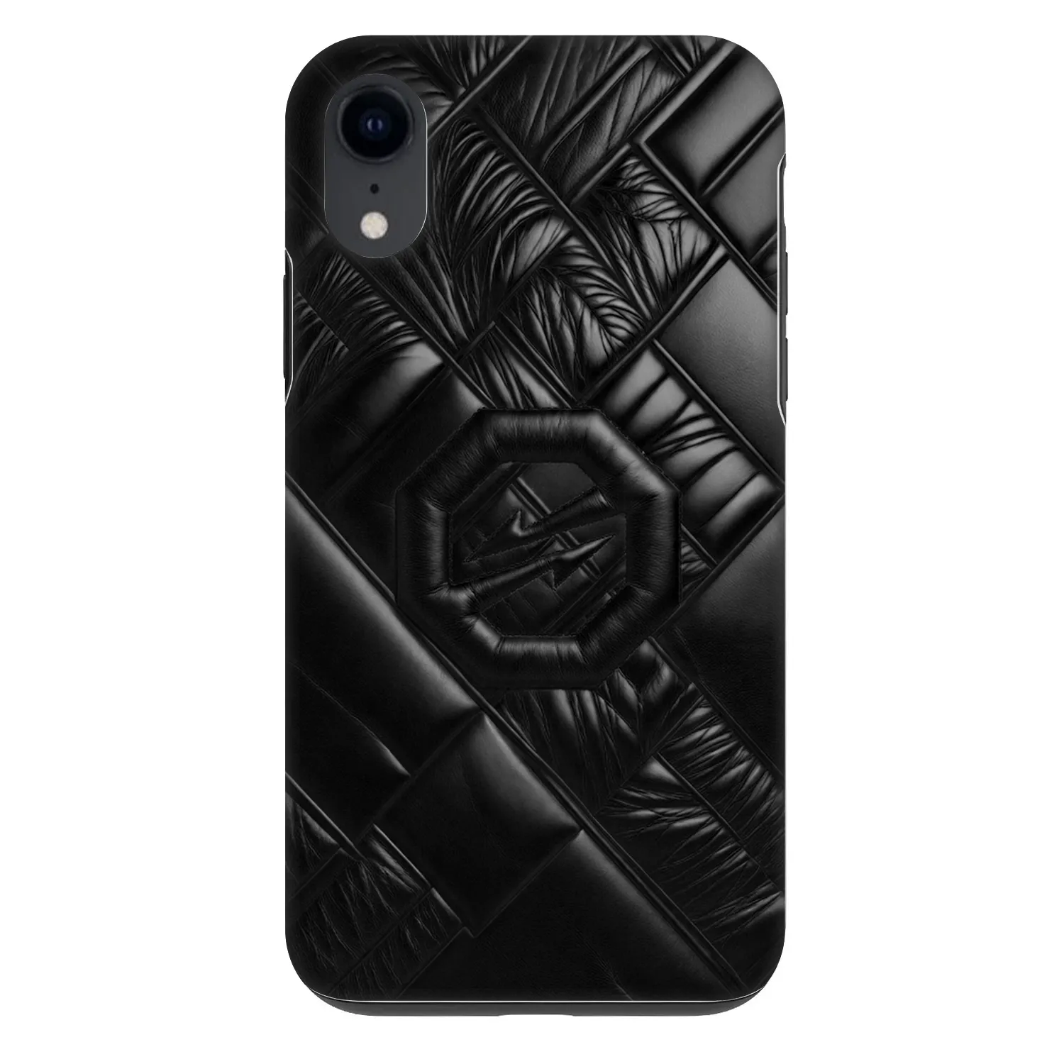 Picasee Fashion Case za Apple iPhone XR - OKTAGON - Puffer Blackout
