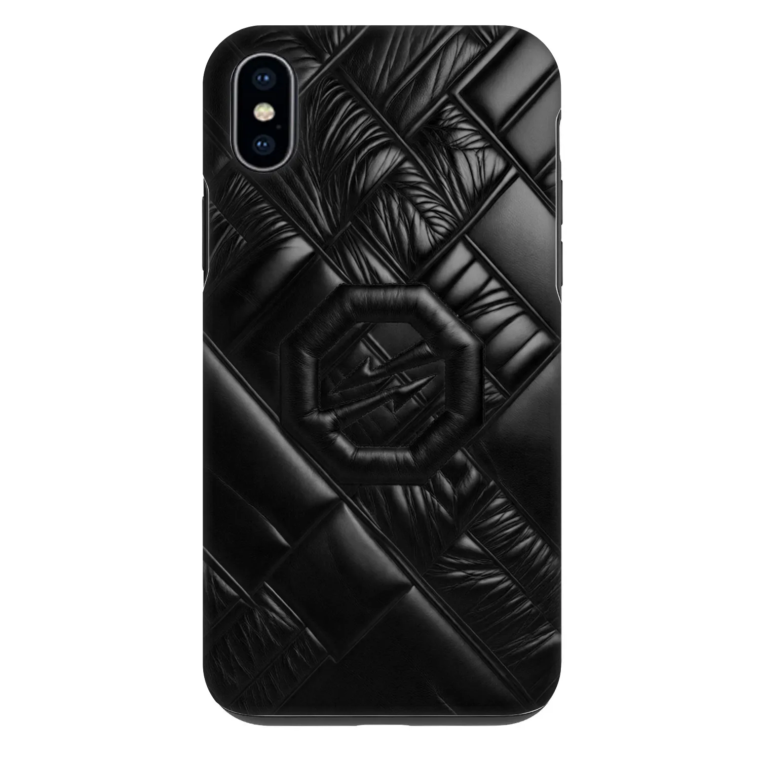 Picasee Fashion Case za Apple iPhone XS Max - OKTAGON - Puffer Blackout