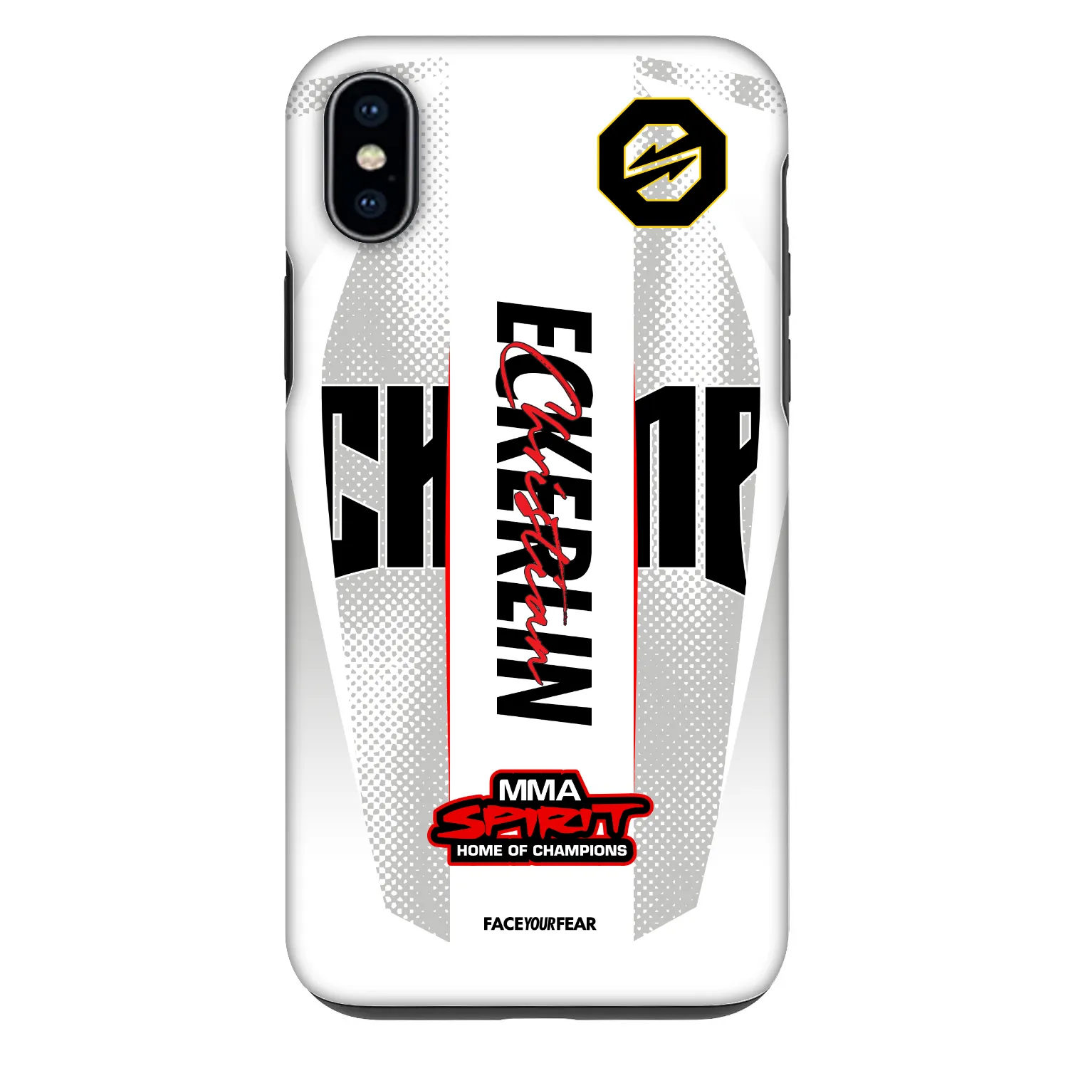 Picasee Fashion Case za Apple iPhone XS Max - OKTAGON - Eckerlin Fight Jersey