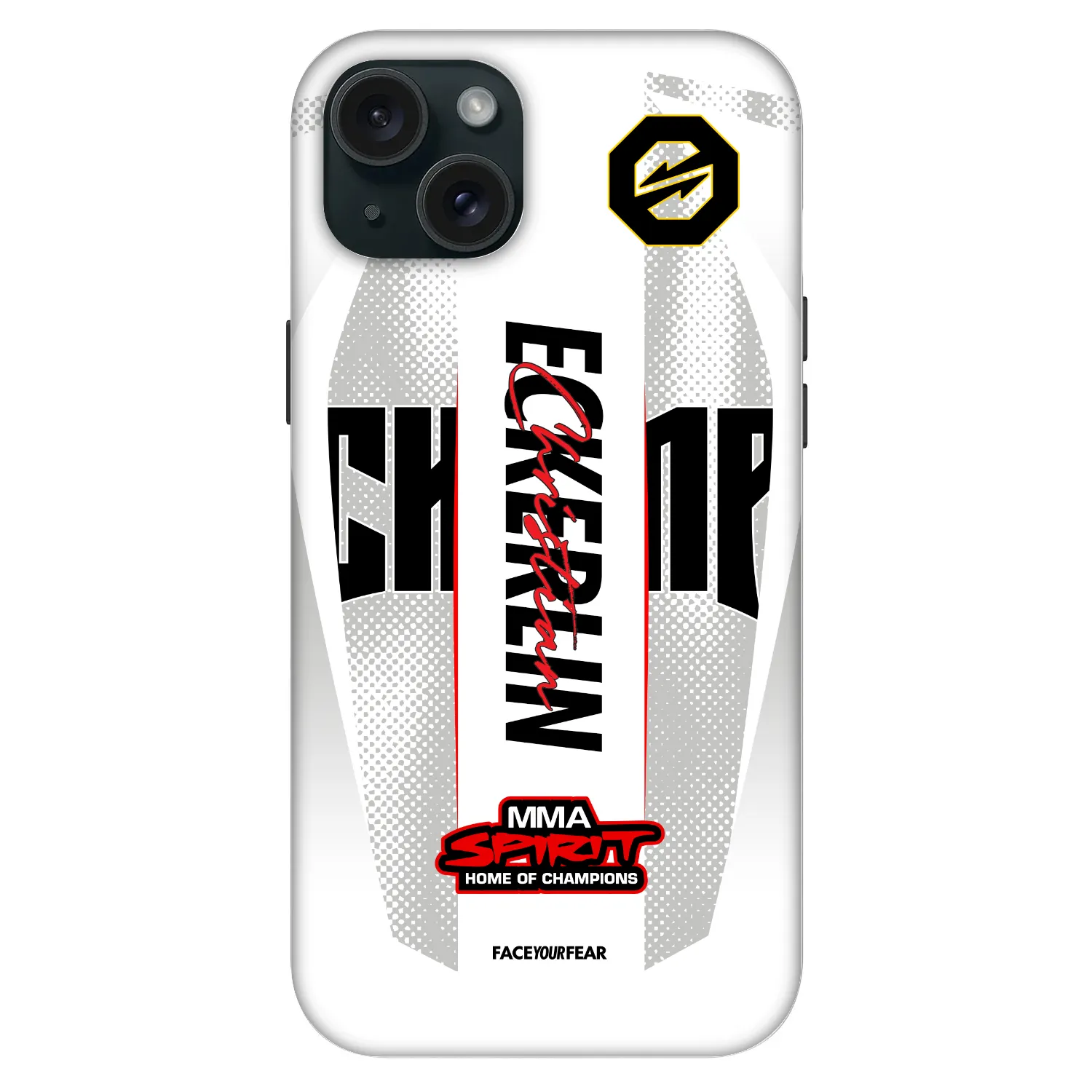 Picasee Fashion Case MagSafe za Apple iPhone 15 Plus - OKTAGON - Eckerlin Fight Jersey