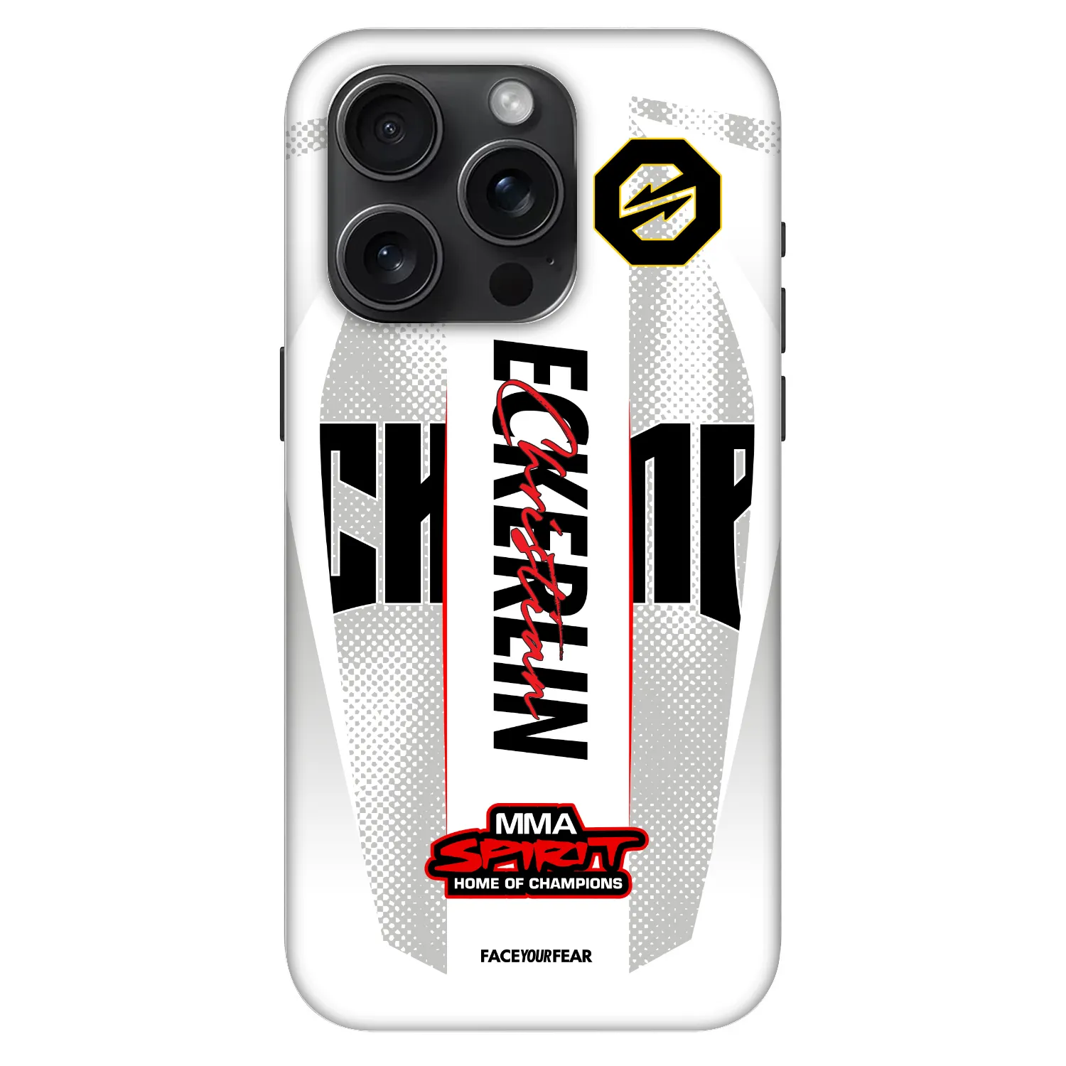Picasee Fashion Case MagSafe za Apple iPhone 15 Pro - OKTAGON - Eckerlin Fight Jersey