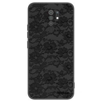 Picasee silikonski črni ovitek za Xiaomi Redmi 9 - Dark Elegance