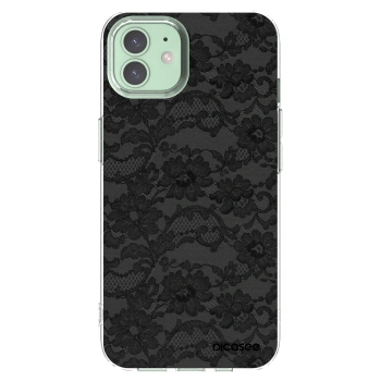 Picasee silikonski prozorni ovitek za Apple iPhone 12 - Dark Elegance