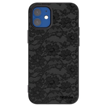 Picasee silikonski črni ovitek za Apple iPhone 12 mini - Dark Elegance