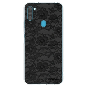 Picasee silikonski prozorni ovitek za Samsung Galaxy M11 - Dark Elegance