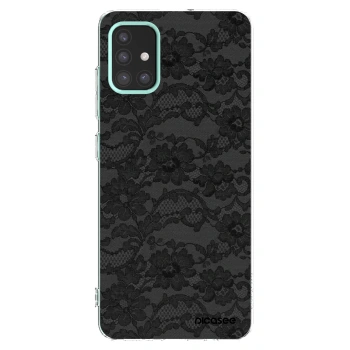 Picasee silikonski prozorni ovitek za Samsung Galaxy M31s - Dark Elegance