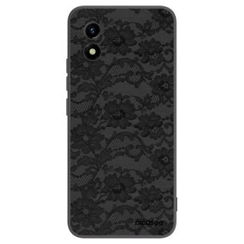 Picasee silikonski črni ovitek za Vivo Y01 - Dark Elegance