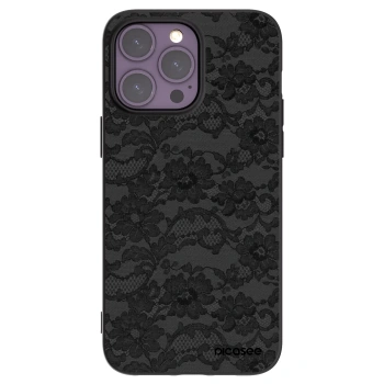 Picasee silikonski črni ovitek za Apple iPhone 14 Pro Max - Dark Elegance