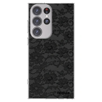 Picasee silikonski prozorni ovitek za Samsung Galaxy S23 Ultra 5G - Dark Elegance