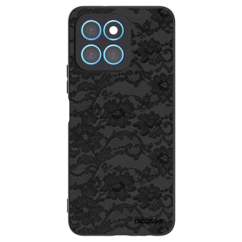 Picasee silikonski črni ovitek za Honor X8 5G - Dark Elegance