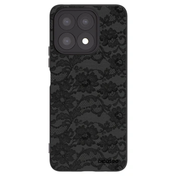 Picasee silikonski črni ovitek za Honor X8a - Dark Elegance