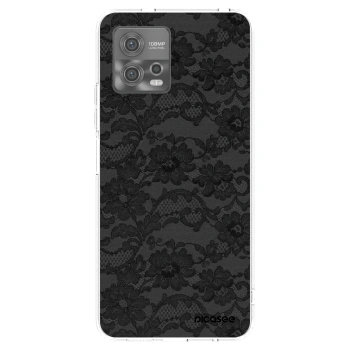 Picasee silikonski prozorni ovitek za Motorola Moto G72 - Dark Elegance
