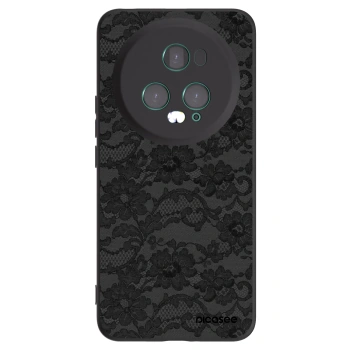 Picasee silikonski črni ovitek za Honor Magic5 Pro - Dark Elegance