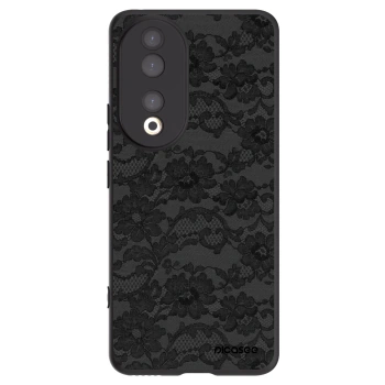 Picasee silikonski črni ovitek za Honor 90 5G - Dark Elegance