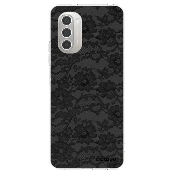 Picasee silikonski prozorni ovitek za Motorola Moto G51 - Dark Elegance