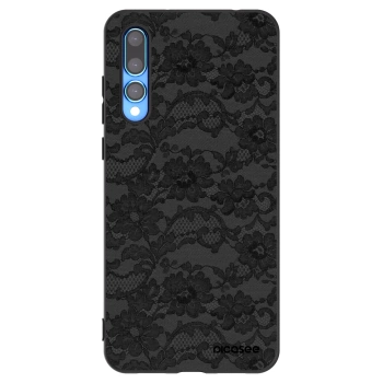 Picasee silikonski črni ovitek za Huawei P20 Pro - Dark Elegance