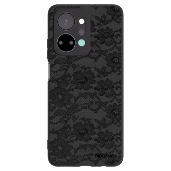 Picasee silikonski črni ovitek za Honor X7a - Dark Elegance