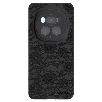 Picasee silikonski črni ovitek za Honor Magic6 Pro - Dark Elegance