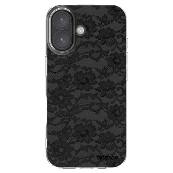 Picasee silikonski prozorni ovitek za Apple iPhone 16 - Dark Elegance