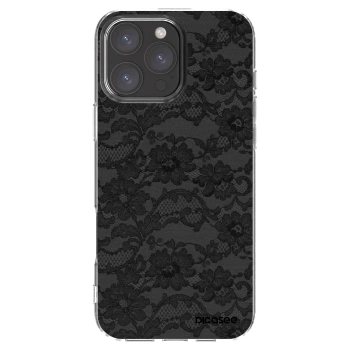 Picasee silikonski prozorni ovitek za Apple iPhone 16 Pro Max - Dark Elegance